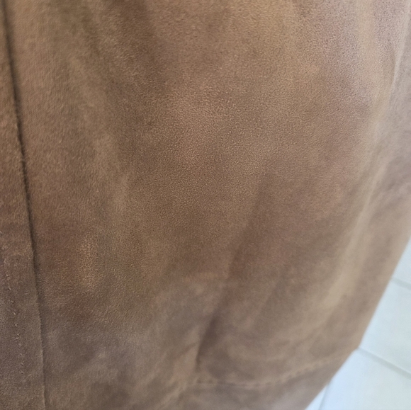 Max Studio Suede Autumn Skies Midi Skirt - Picture 6 of 8